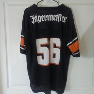 Jagermeister Black/Orange Football Jersey